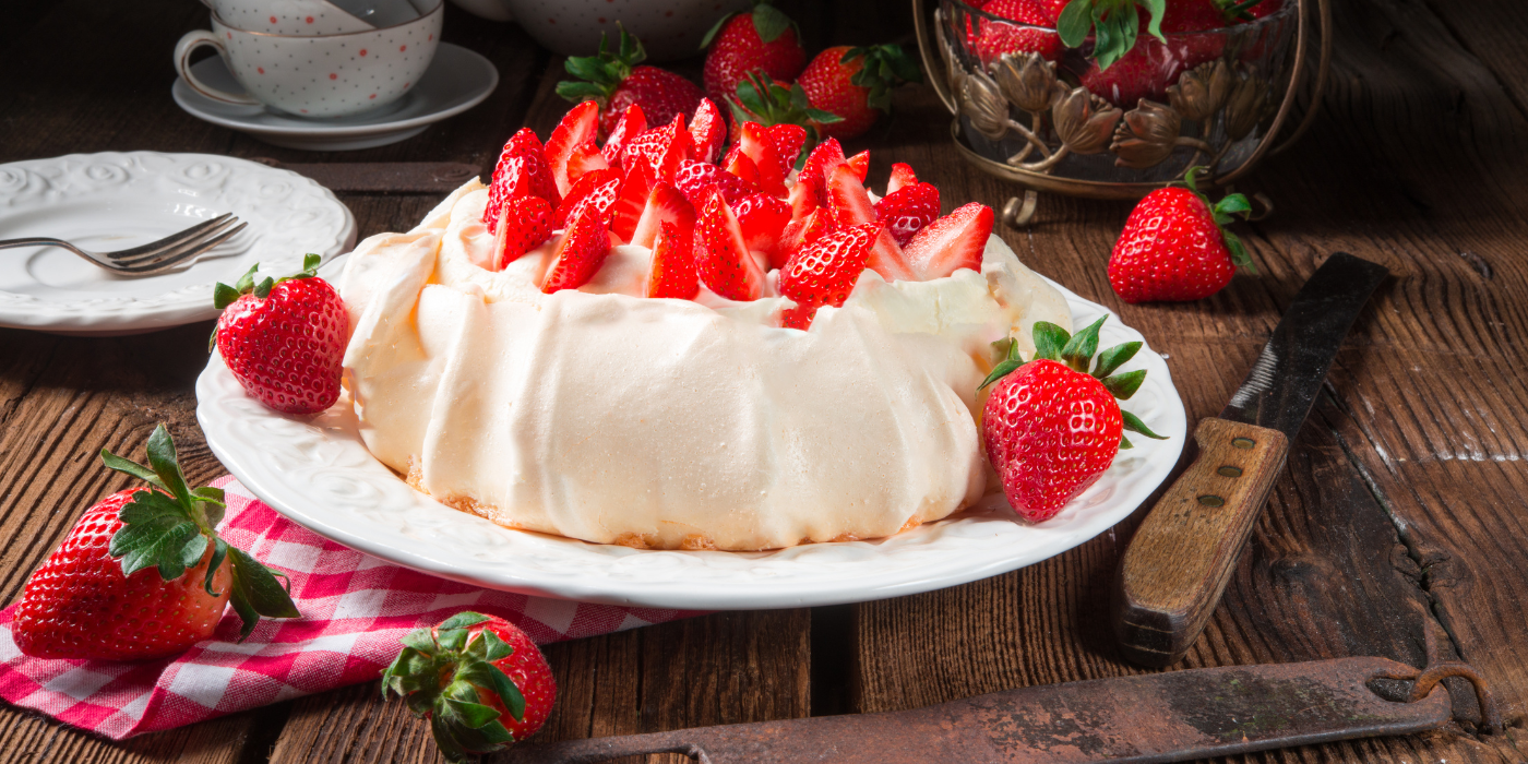 Tradicionalna australska/novozelandska Pavlova torta